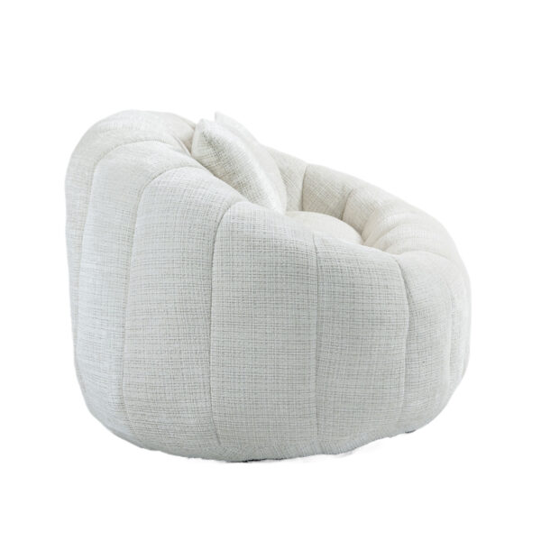Bean Bag sofa Lazy Sofa Durable Comfort Lounger High Back Bean Bag Chair Couch for Adults and Kids, Indoor & Outdoor, Accent Floor Soft Lounge Chair  (Beige chenille)
