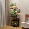 (Heart Shape) Plant Stand Indoor with Grow Lights, Tiered Indoor Plant Shelf, Metal Plant Flower Holder Stand, S-Shaped Plant Rack for Home, Patio,Plant Stand,Plant Stand Indoor