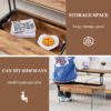 Multifunctional Lift Top Coffee Table -Light Wood Color Grain Sticker, Essential for Modern Homes.Tempered Glass Legs,Lift Top Feature.Perfectly Fitting Into Living Rooms And Office.