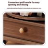 (UPGRADED) Rotating Bookshelf, 360 Display Corner Bookshelf for Small Space, 6 Tier Bookcase Storage Rack with Wheels, Wood Narrow Organizer for Bedroom, Living Room, Study Room, Walnut Brown, Shelves