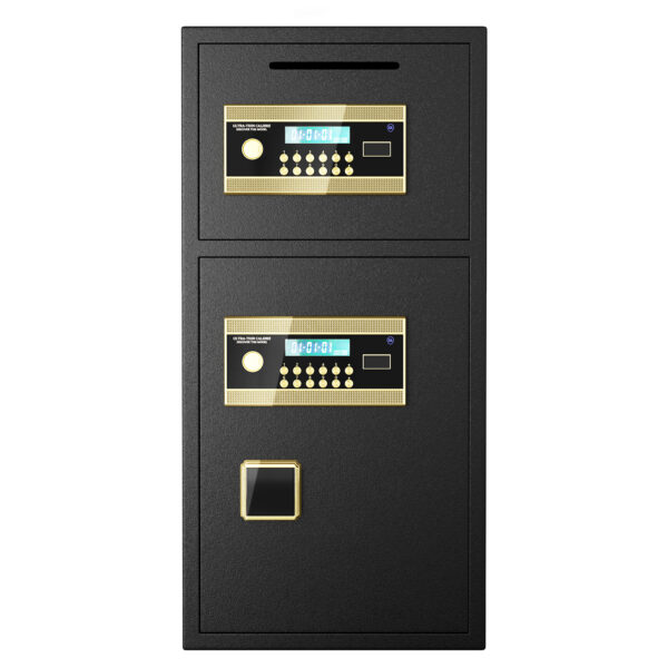 Large Double-door Coin-operated Safe,Digital Security Safe with Fireproof and Waterproof Bag,6.0 Cubic Feet Safe Box with Hidden Code Function for Home,Office and Hotel