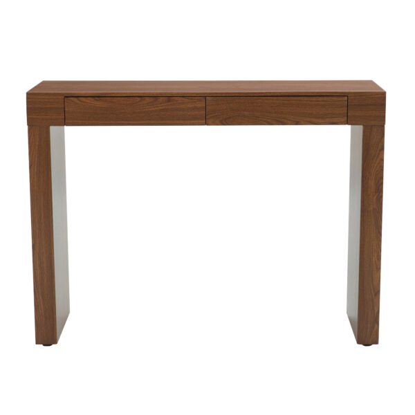 6c29950ce3954ea39c1db3b3b1cb3eb3_c6554cbbfb8193913f2267c72b138bb5 Elegant Dark Wood Grain Bar Table-50 Inches Long, a Practical Choice for Modern Homes.Dark Wood Grain Texture Sticker,Equipped With Two Drawers.Serving As A Bar Table Or A Desk.