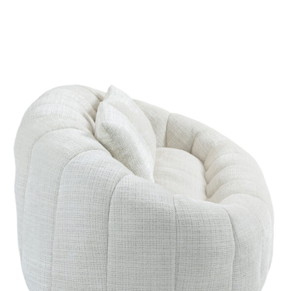 Bean Bag sofa Lazy Sofa Durable Comfort Lounger High Back Bean Bag Chair Couch for Adults and Kids, Indoor & Outdoor, Accent Floor Soft Lounge Chair  (Beige chenille)