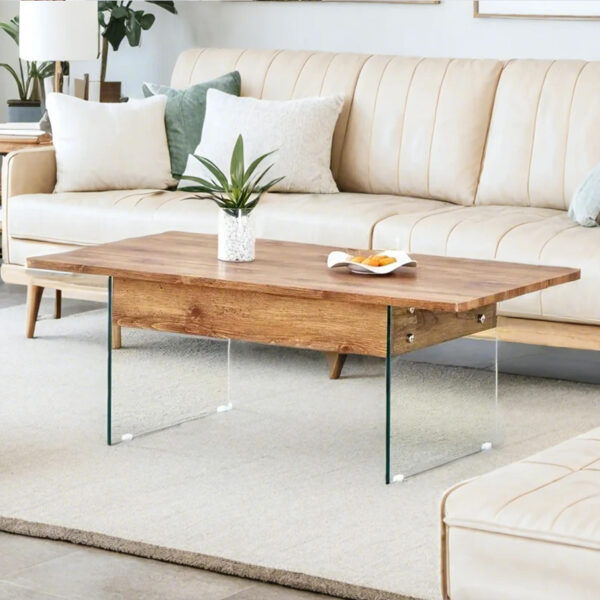 73ac57d83bb34f1197a9cbebafd736be_aeba84a6dda878a41a9bfc2069cb609e Multifunctional Lift Top Coffee Table -Light Wood Color Grain Sticker, Essential for Modern Homes.Tempered Glass Legs,Lift Top Feature.Perfectly Fitting Into Living Rooms And Office.