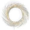 24" PAPER WREATH WITH LED LIGHTS