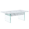 Multifunctional Lift Top Coffee Table -White Marble Pattern, Essential for Modern Homes.Tempered Glass Legs,Multiple Color Options,Lift Top Feature.Perfectly Fitting Into Both Living Rooms And Office.