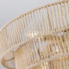 (Same as W1340P155976/L1019-4) 20" Modern 4-Layer Woven Hemp Rope Chandelier, Boho Style Pendant Light, Elegant Hanging Light Fixture for Living Room, Dining Room, Bedroom (No Bulbs)