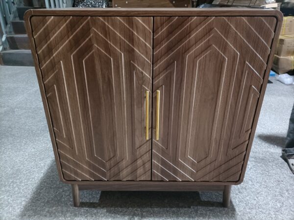 Sideboard Buffet Cabinet With Storage ,Carved 2 Door Sideboard,Multifunctional Accent Cabinet With Adjustable Layer Board For Living Room, Entryway, Hallway, Office, Kitchen and Dining Room