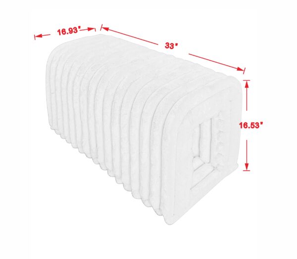 7bb7d85b5fbc46c18f28b7e0f7d08da0_b80ae9af9c4aafe4447581fe9b3f0dee Ottoman Storage Bench Pet Supplies Corduroy Bench Cat's nest to hide For the Living Room, Entryway and Bedroom