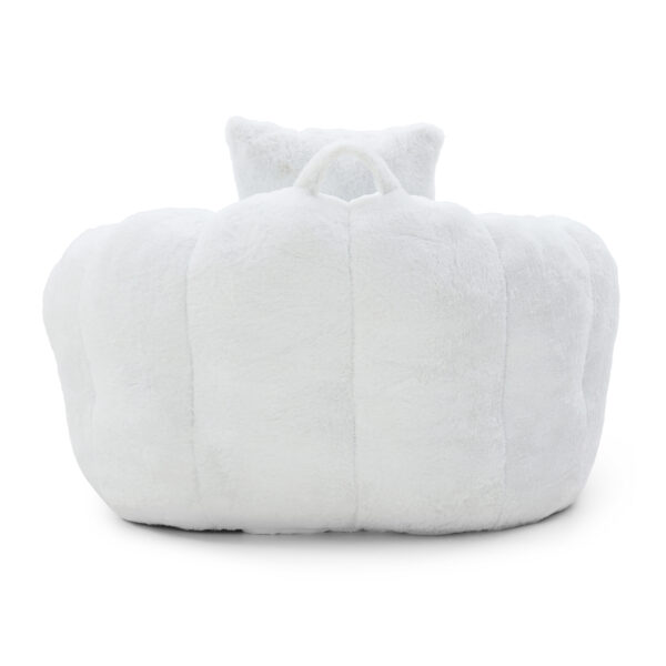 7c2d070a912f4dabb6d7c21339e69bba_6b51c8b6558d61ff595a45e0d78f3641 Giant Bean Bag Chair withFootstool, Oversized Bean Bag for Adults and Kids, Faux Fur Shell-Shaped Large Chair with Filler, Stuffed Big Accent Sofa, Floor Sofa for Gaming,Reading Living Room Bedroom