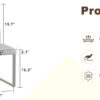 2-Pack - Premium PU office/dining chairs with high-density foam, sturdy iron legs (electroplate/spray paint), multiple colors. Easy assembly
