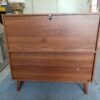 Sideboard Buffet Cabinet with Storage, Farmhouse Buffet Cabinet With Paper Clip Design, Wood Coffee Bar Storage Cabinet for Kitchen, Dining Room, Living Room, Entryway, Walnut,31.5" W
