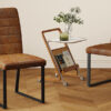 4-Pack - Heavy-duty chairs set: 2.1" thick cushion, iron frame, perfect for home or office. Classic colors, great value
