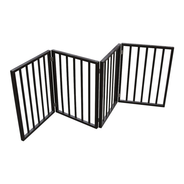 8cf97fe49e934aa191253dc5a4fe2e43_20210407_4dc107f5fa14374732f50ce83a3e0eec Pet Gate - Dog Gate for Doorways, Stairs or House – Freestanding, Folding, brown, Arc Wooden