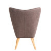 Accent Chair with Ottoman, Living Room Chair and Ottoman Set, Comfy Side Armchair for Bedroom, Creative Splicing Cloth Surface