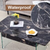Multifunctional Lift Top Coffee Table -Black Marble Pattern, Essential for Modern Homes.Tempered Glass Legs,Multiple Color Options,Lift Top Feature.Perfectly Fitting Into Both Living Rooms And Office.