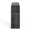 Mirod 52" Wood Console Table with Curved Edge, Natural Texture, Perfect for Entryways and Living Rooms