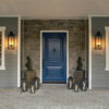 (Same as W1340119953/L1014) 4-Light Black Outdoor Wall Light (No Bulbs)