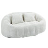 Bean Bag sofa Lazy Sofa Durable Comfort Lounger High Back Bean Bag Chair Couch for Adults and Kids, Indoor & Outdoor, Accent Floor Soft Lounge Chair  (Beige chenille)