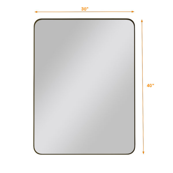 92cf4fc20fba442089e586efedc8b217_20230619_5bce9840f055bb3f44f94815996dc296 Wall Mirror 30x40 Inch Black Rectangular Mirror Metal Framed Mirror Vanity Mirror Dressing Mirror, for Bathroom, Living Room, Bedroom Wall Decor