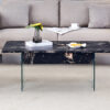 Multifunctional Lift Top Coffee Table -Black Marble Pattern, Essential for Modern Homes.Tempered Glass Legs,Multiple Color Options,Lift Top Feature.Perfectly Fitting Into Both Living Rooms And Office.