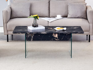 Multifunctional Lift Top Coffee Table -Black Marble Pattern, Essential for Modern Homes.Tempered Glass Legs,Multiple Color Options,Lift Top Feature.Perfectly Fitting Into Both Living Rooms And Office.