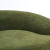 LY-025 Full Compression Sponge Sofa Forest Green Curved Modular Sectional, 30D High-Density Chenille Sleeper Couch for Apartment, 800 lbs 110"L