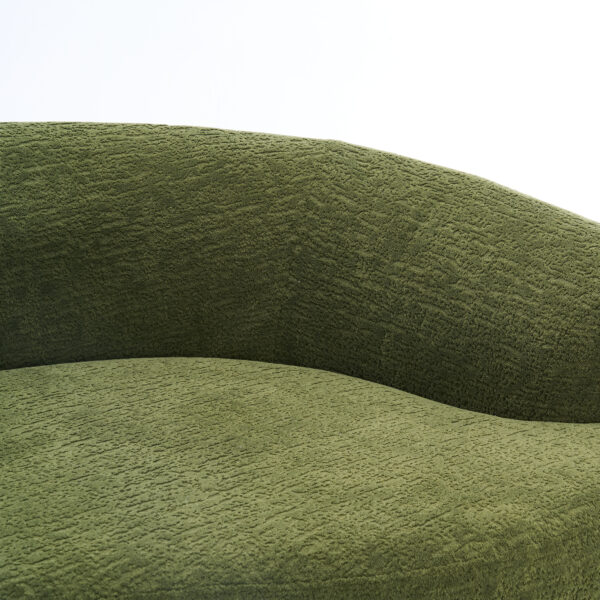 937e2d3b8a464219abe29a700c62720a_acb700f12c733e056f3891e9984c9e08 LY-025 Full Compression Sponge Sofa Forest Green Curved Modular Sectional, 30D High-Density Chenille Sleeper Couch for Apartment, 800 lbs 110"L
