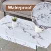 Multifunctional Lift Top Coffee Table -White Marble Pattern, Essential for Modern Homes.Tempered Glass Legs,Multiple Color Options,Lift Top Feature.Perfectly Fitting Into Both Living Rooms And Office.