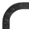 Mirod 52" Wood Console Table with Curved Edge, Natural Texture, Perfect for Entryways and Living Rooms