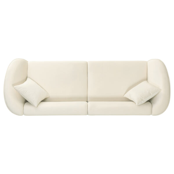 98ef2b88a9ff4c0e970b81367149337d_5a1ea6e6b85ec568093d25107a321ff6 87" Curved Contemporary Sofa in Off-White: Plush Seating, Streamlined Design, and Durable Frame – Ideal for Stylish Living Spaces