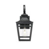 Large Outdoor Wall Lights for House, 16.5inch Exterior Lighting Fixtures Wall Mount Outdoor Porch Lights Waterproof Black Outdoor Sconce Lights with Clear Glass for Patio Hallway Garage (2 pack)