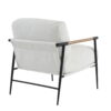 Leisure chair lounge chair velvet White color