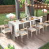 Multifunctional extendable console table