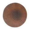 MGO Hollow Side Table, Wood-like texture,antique brown Color