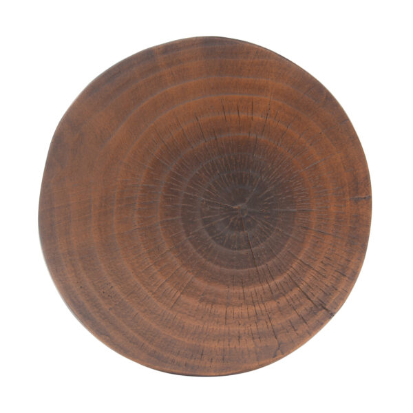 a19f6bd0743748acb8cbb33860f1018c_49c012cea55be36ffa2060ac3f8c595f MGO Hollow Side Table, Wood-like texture,antique brown Color