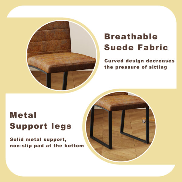 a51910f222314131bff190fb12b40d76_1fc99a5b24d7072446b0245b4ff633fe 2-Pack - Premium PU office/dining chairs with high-density foam, sturdy iron legs (electroplate/spray paint), multiple colors. Easy assembly
