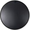 32 Inch Black Metal Framed Round Bathrrom Mirror for Wall.(W2203134044)
