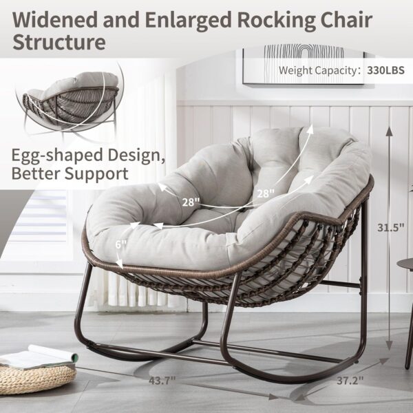 a646953d75d341e4b61d9520fd361050_db74e7cd0f5dbe9cf3734abe07d4b89f Outdoor Patio Rocking Chairs, Oversized Papasan Rocking Chair Indoor with Padded Cushion