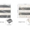 12*12 Waterjet marble,White Grey 2 color, natural marble, for floor and wall,polished marble tile, natural stone, genuine marble, real marble, 1 box each pattern 4 pcs