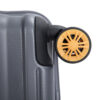 Carry On Luggage  Airline Approved18.5" Carry On Suitcase With TSA Approved Carry On Luggage With Wheels Carry on Bag Hard Shell Suitcases, DARK GREY