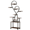 (Heart Shape) Plant Stand Indoor with Grow Lights, Tiered Indoor Plant Shelf, Metal Plant Flower Holder Stand, S-Shaped Plant Rack for Home, Patio,Plant Stand,Plant Stand Indoor