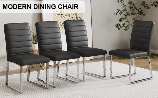 aad224feb55c4266b7ee1f8b0b6cf3af_b6785aec796e3f6224a321676937032c 4-Pack - Heavy-duty chairs set: 2.1" thick cushion, iron frame, perfect for home or office. Classic colors, great value W1151134525