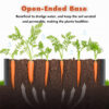 8X4X2ft Galvanized Raised Garden Bed Kit, Rectangular Large Metal Deep Root Planters for Outdoor Plants Vegetables Flowers Herb, 481 Gallon Capacity