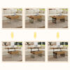 Multifunctional Lift Top Coffee Table -Light Wood Color Grain Sticker, Essential for Modern Homes.Tempered Glass Legs,Lift Top Feature.Perfectly Fitting Into Living Rooms And Office.