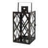ANTON  14"H STAINLESS STEEL LANTERN