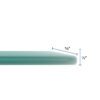 36" Inch Round Tempered Glass Table Top Clear Glass 1/2" Inch Thick Beveled Polished Edge