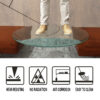 36" Inch Round Tempered Glass Table Top Clear Glass 1/2" Inch Thick Beveled Polished Edge