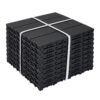 9 PCS heavy-duty & recyclable Wood-Plastic Interlocking Deck Tiles 11.8" x 11.8"- Waterproof Outdoor and Indoor Flooring for Patio, Balcony, Porch, Backyard, Bedroom (Black)