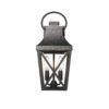 Outdoor Wall Lights, Porch Lights, Waterproof Outdoor Wall Sconce, Exterior Light Fixture Matte Black with Clear Glass Shade for Garage Patio Front Door Balcony (2 pack)